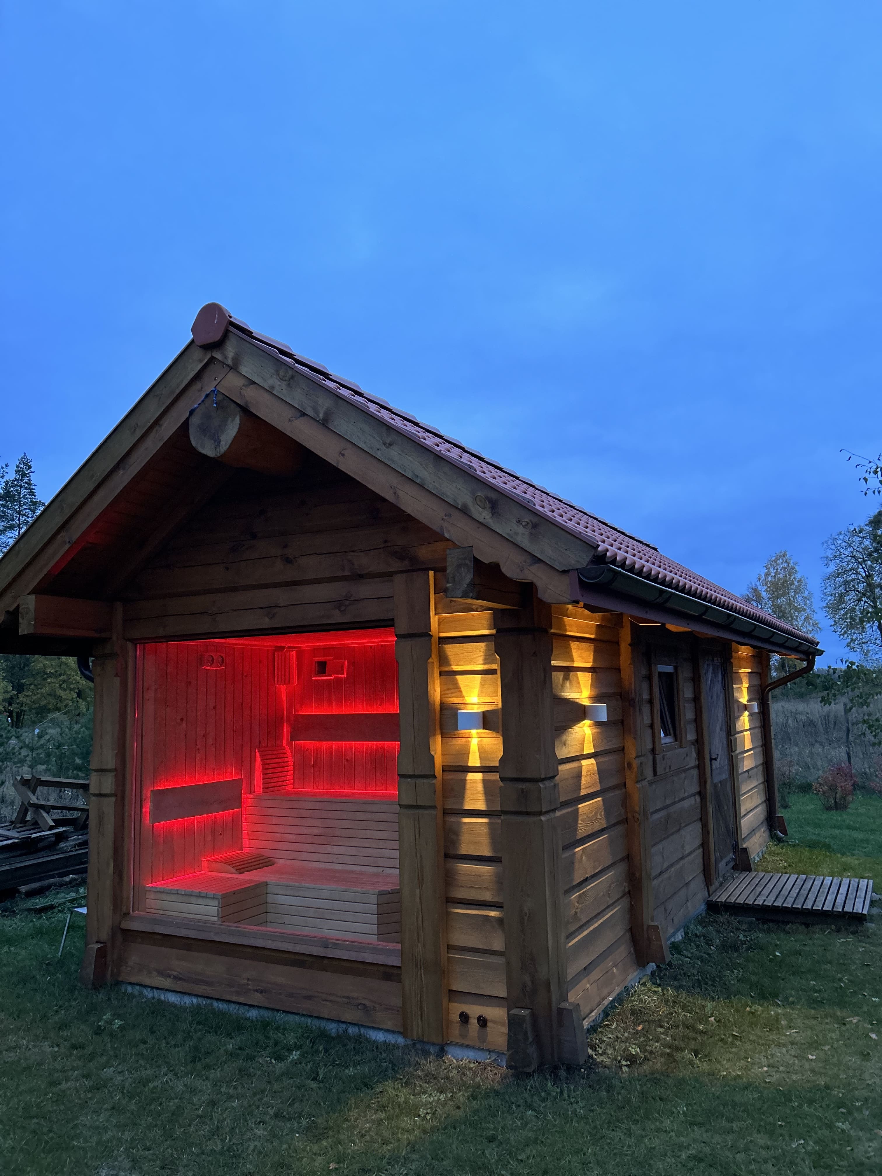 Sauna fińska - Udogodnienia