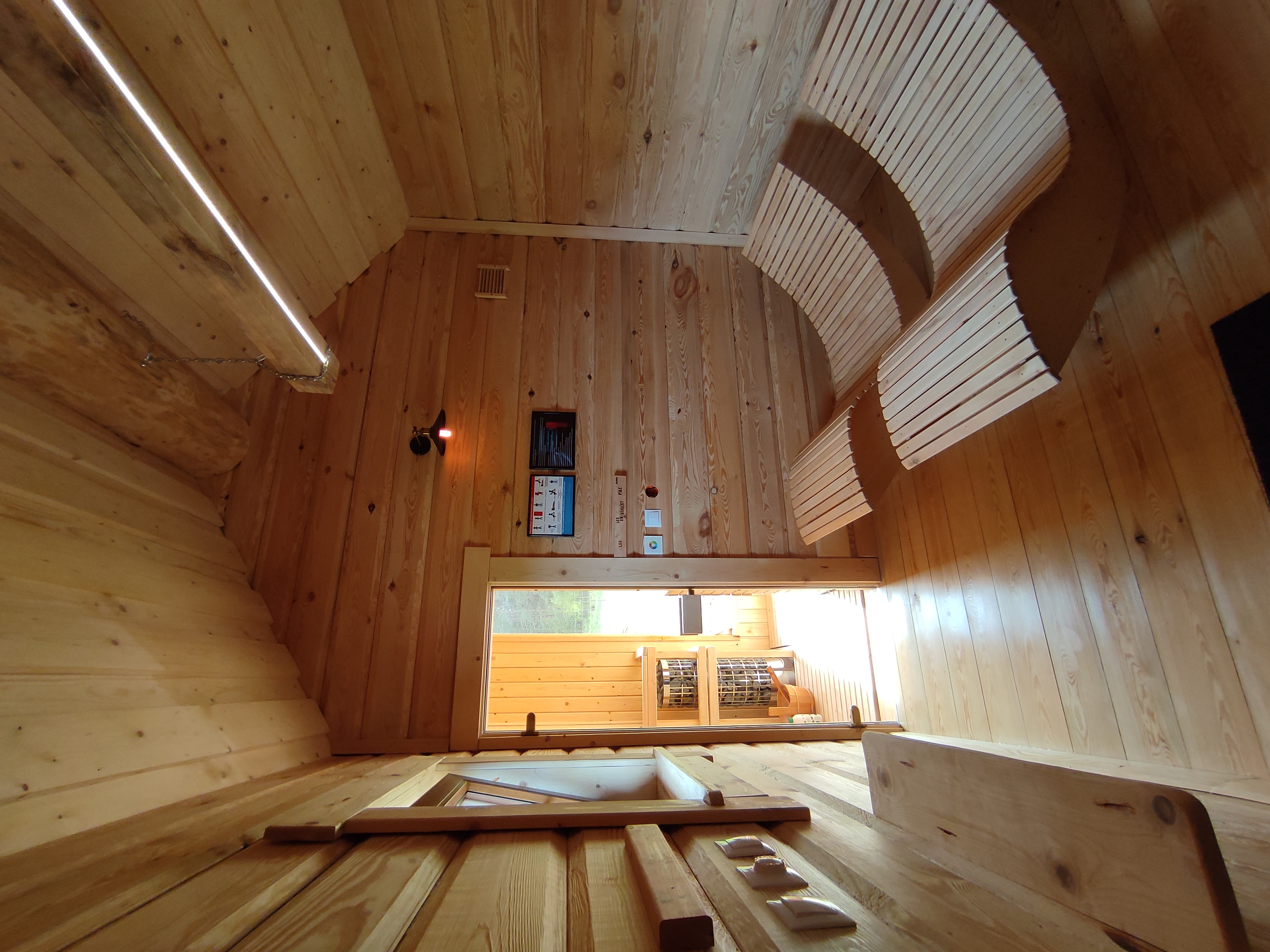 Sauna fińska - Udogodnienia