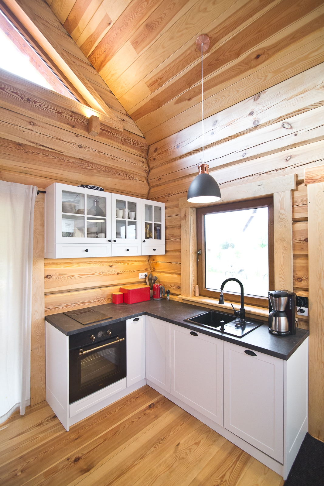 Kuchnia wyposażona - udogodnienia w domu na Mazurach